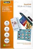 Amazon | フェローズ ラミネートフィルム 80ミクロン Easy Fold